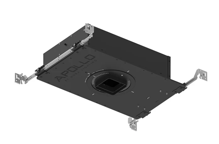 NORA Lighting NHAPIC-3S20L24025DC 3" Apollo Square IC Air-Tight Housing with Field Changeable Optics, 1500 Lumen, 120-277V, 1.625" to 2" Ceiling Thickness