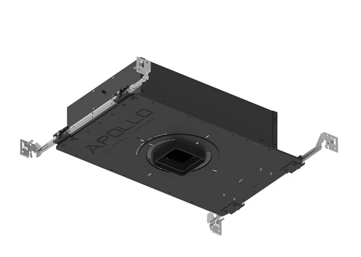 NORA Lighting NHAPIC-3S20L34055DC 3" Apollo Square IC Air-Tight Housing with Field Changeable Optics, 2000 Lumen, 120-277V, 1.625" to 2" Ceiling Thickness