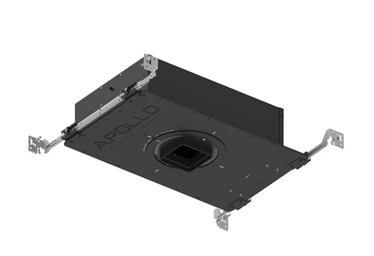NORA Lighting NHAPIC-3S20L32725DP 3" Apollo Square IC Air-Tight Housing with Field Changeable Optics, 2000 Lumen, 1.625" to 2" Ceiling Thickness