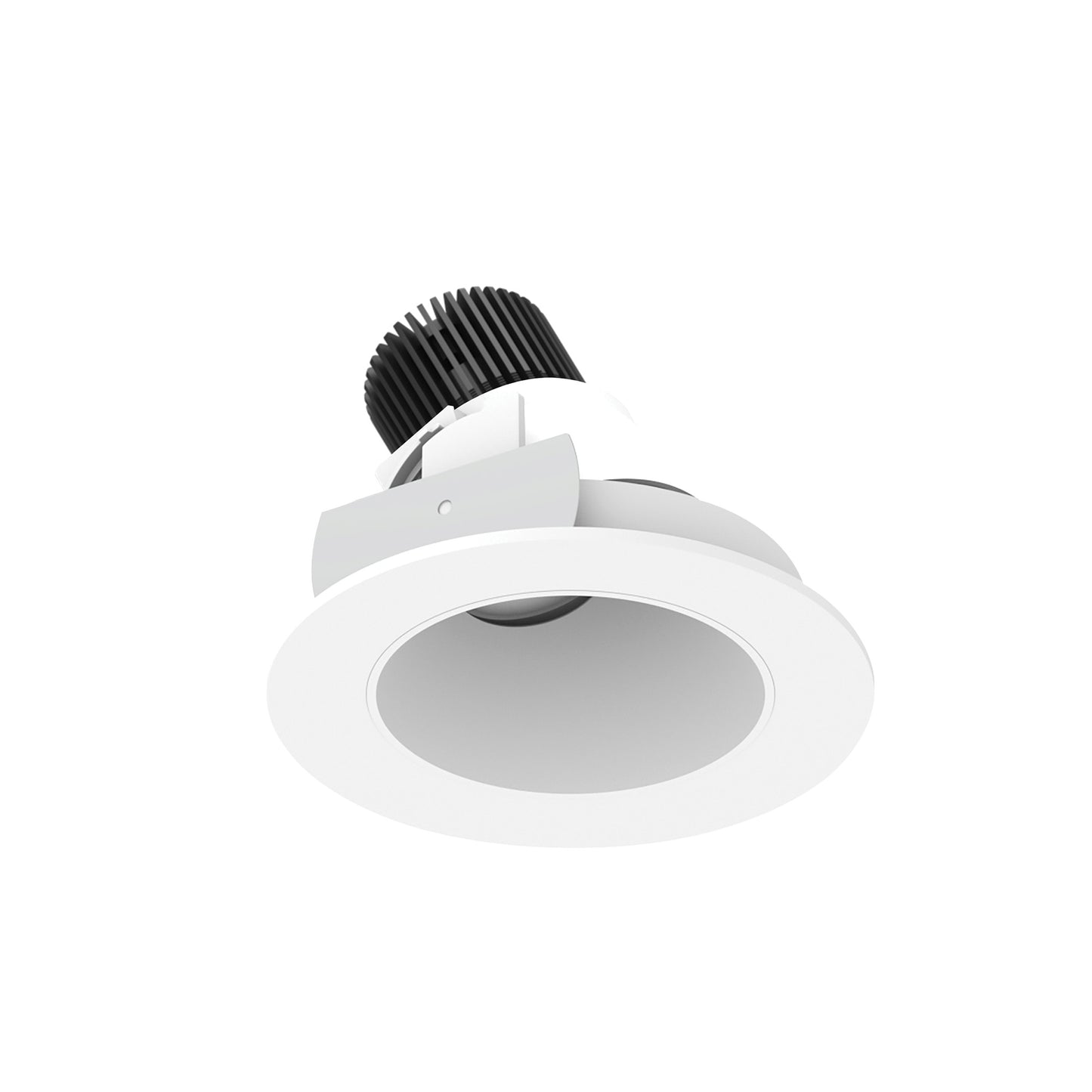 Nora Lighting NIO-4RSLA30XMPW/10 4" Iolite LED Round Adjustable Slot - Lumens: 1000lm - CCT: 3000K - Finish: Matte Powder White