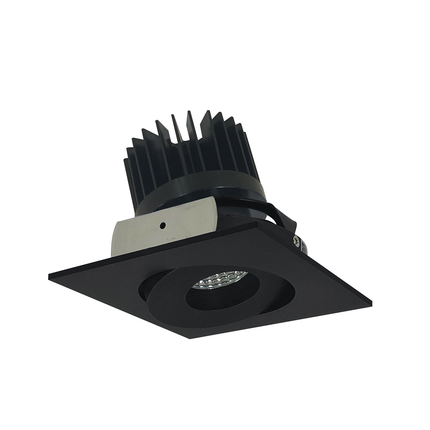 Nora Lighting NIO-4SGCDXBB/HL 4" Iolite LED Square Adjustable Gimbal - High Lumens - CCT: Comfort Dim (3100K-1800K) - Finish: Black