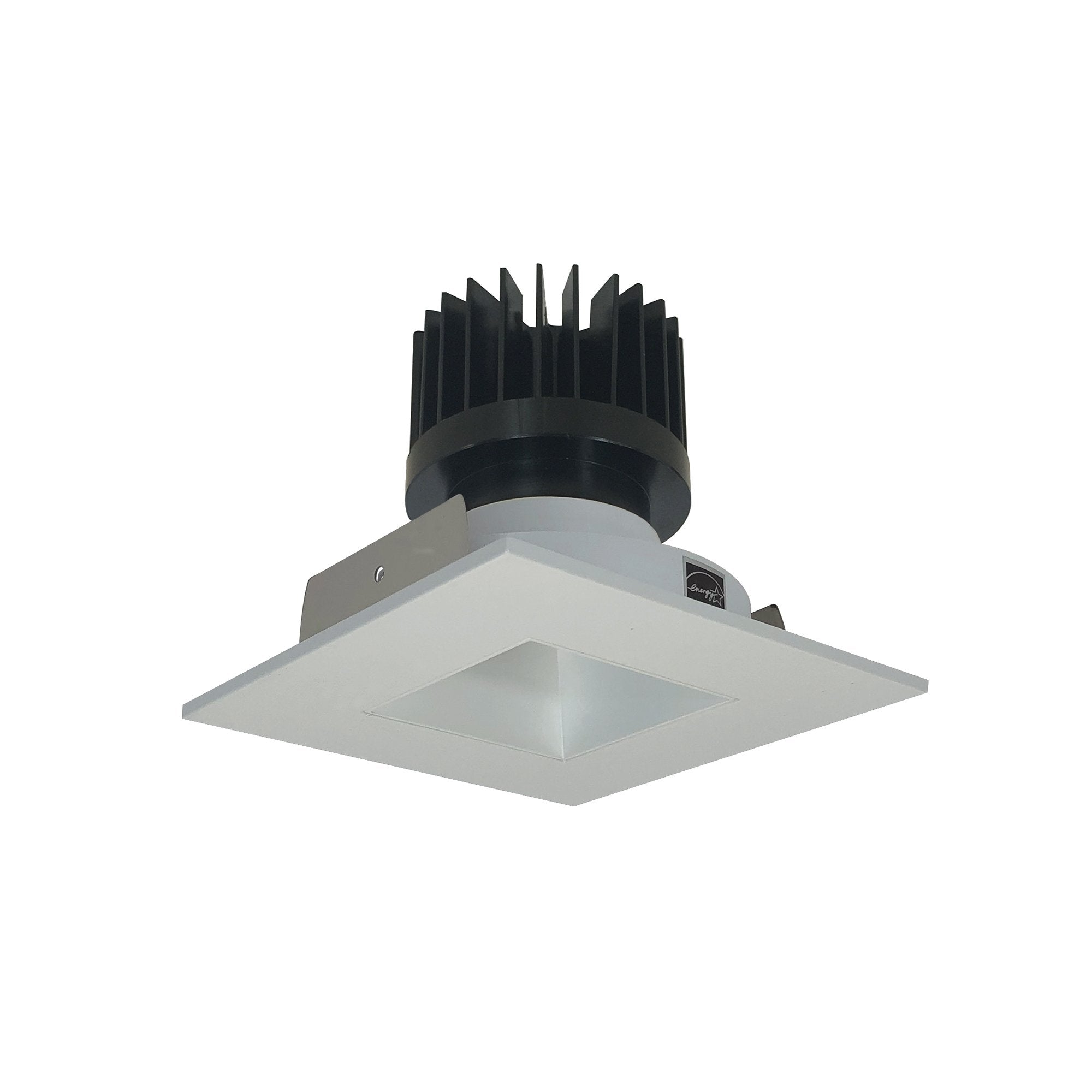 Nora Lighting NIO-4SNDSQCDXWW/HL 4" Iolite LED Square Reflector With Square Aperture - CCT: Comfort Dim - 28W - Finish: White