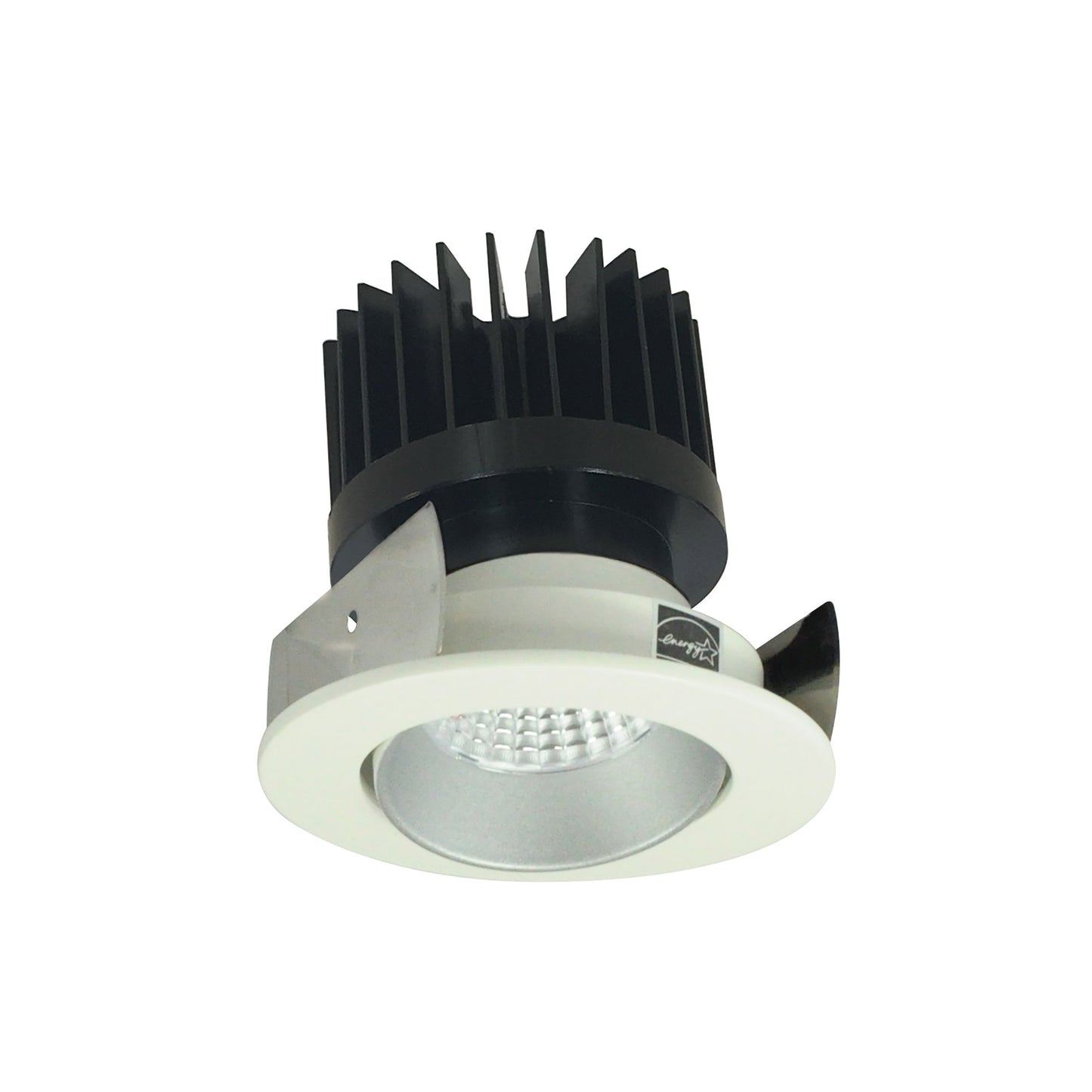 Nora Lighting NIOB-2RCCDXHW/HL 2" Iolite LED Round Adjustable Cone Reflector - High Lumens - CCT: Comfort Dim (3100K-1800K) - Finish: Haze / White