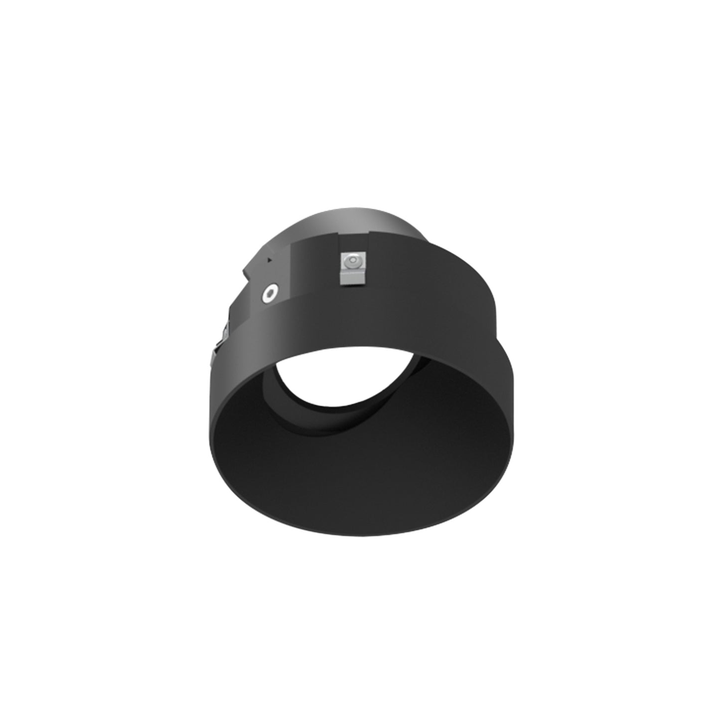 Nora Lighting NIOC-4RTLSLABB 4" Iolite Can-less Round Trimless Adjustable Slot - Finish: Black