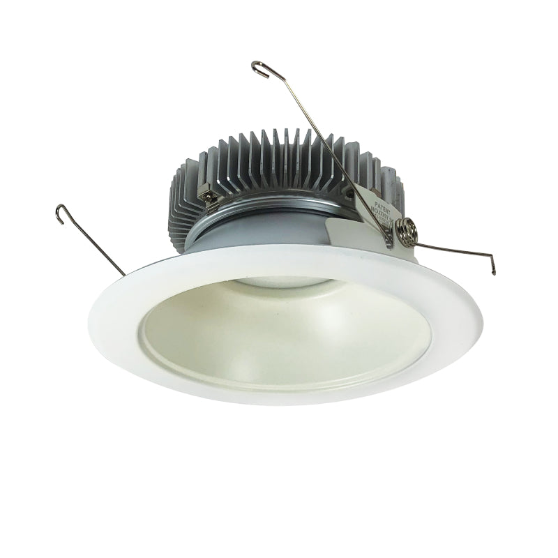 Nora Lighting NLCB2-65120CDMPW 6" Cobalt LED High Lumen Round Reflector - CCT: Comfort Dim - 30W - Reflector Finish: Matte Powder White - Trim Finish: Matte Powder White