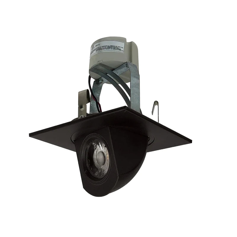 Nora Lighting NLCBC-487040XBZ 4" Cobalt LED Square Adjustable Elbow Retrofit - CCT: 4000K - 13W - Finish - Bronze