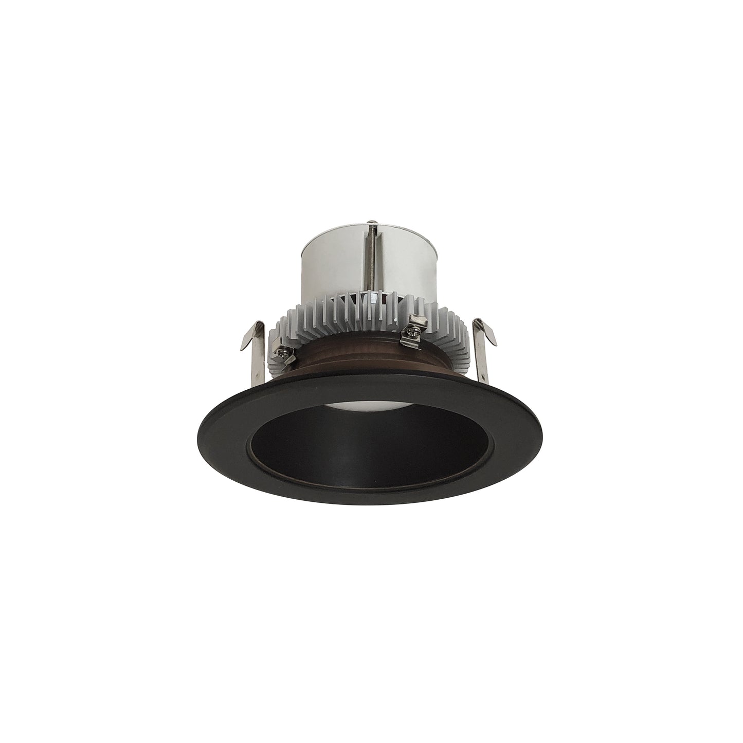 Nora Lighting NLCBC2-45140BZBZ/A 4" Cobalt Click Round Retrofit Reflector - Lumens: 750 - CCT: 4000K - Reflector Finish: Bronze - Flange Finish: Bronze