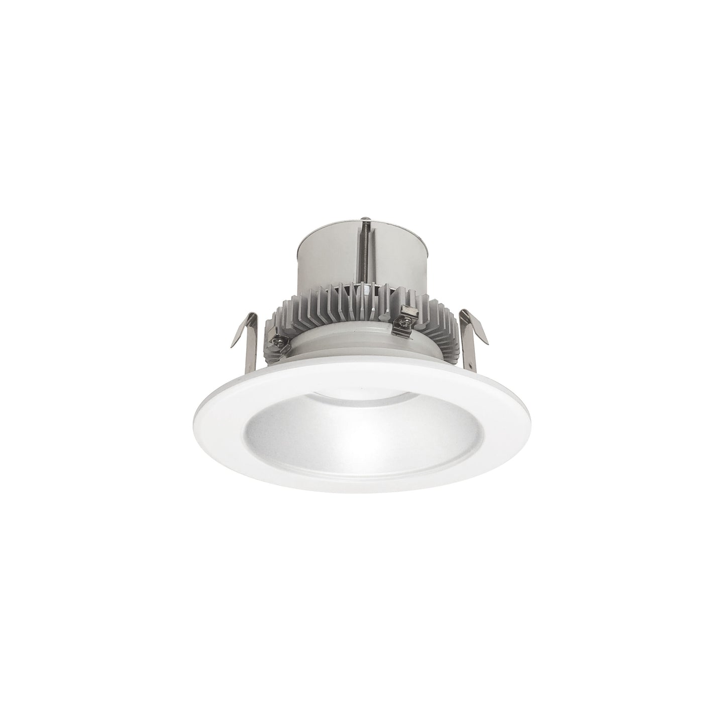 Nora Lighting NLCBC2-45140HZMPW/A 4" Cobalt Click Round Retrofit Reflector - Lumens: 750 - CCT: 4000K - Reflector Finish: Haze - Flange Finish: Matte Powder White