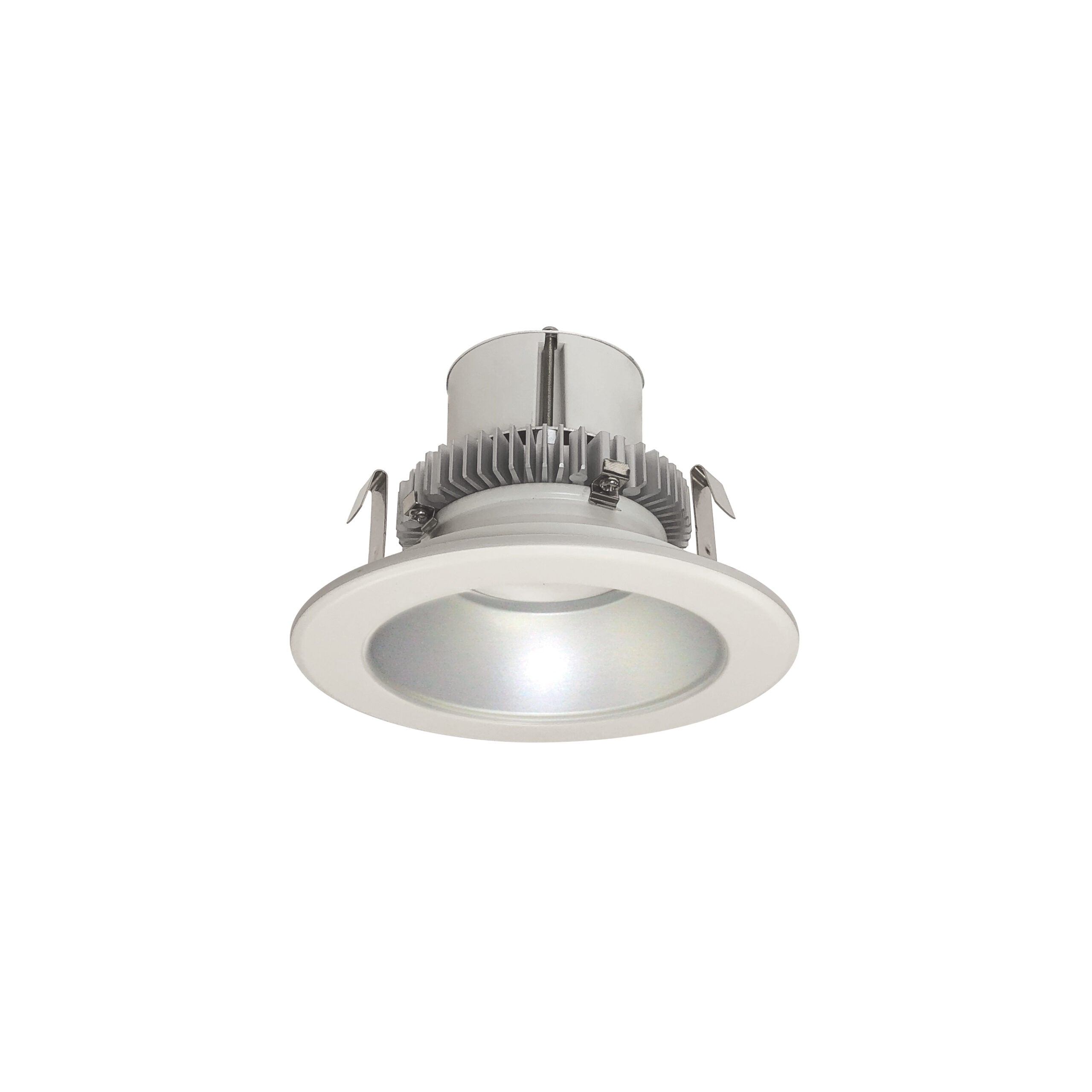 Nora Lighting NLCBC2-45140HZW/A 4" Cobalt Click Round Retrofit Reflector - Lumens: 750 - CCT: 4000K - Reflector Finish: Haze - Flange Finish: White