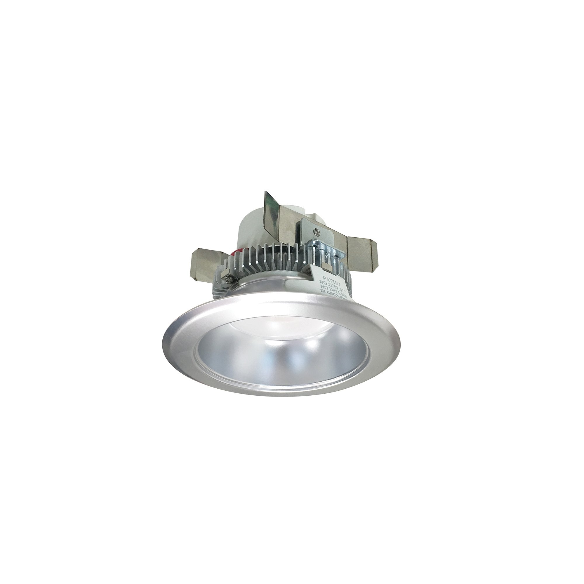 Nora Lighting NLCBC2-45135NN/10LE4EM 4" Cobalt Click LED Retrofit Round Reflectors - Wattage 12W - 3500K Color Temp - 1000lm Lumens - 0-10V/Triac/ELV with Remote Emergency- Natural Metal Reflector / Natural Metal Flange