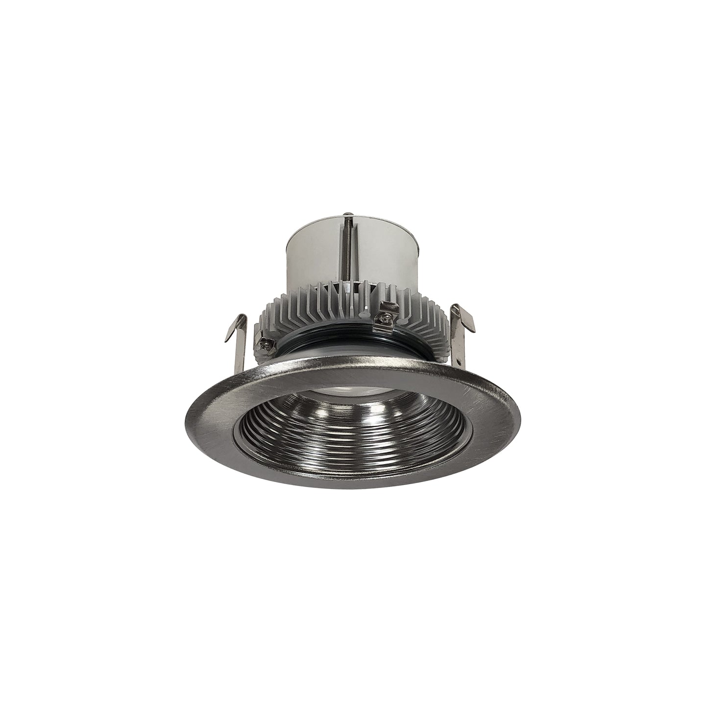 Nora Lighting NLCBC2-45240NN/A 4" Cobalt Click Round Retrofit Baffle - Lumens: 750 - CCT: 4000K - Reflector Finish: Natural Metal - Flange Finish: Natural Metal