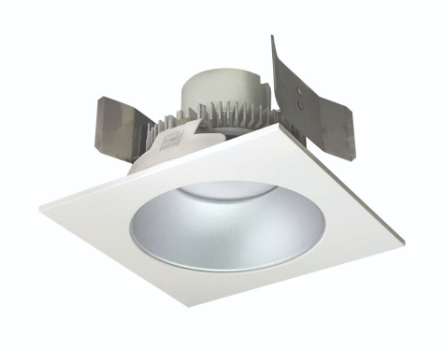 Nora Lighting NLCBC2-55327HZW/A 5" Cobalt Click LED Retrofit, Square/Round Reflector, Lumens 750lm / Wattage 10W, Color Temperature 2700K, Voltage 120V, Dimming Triac/ELV, Haze/White Finish
