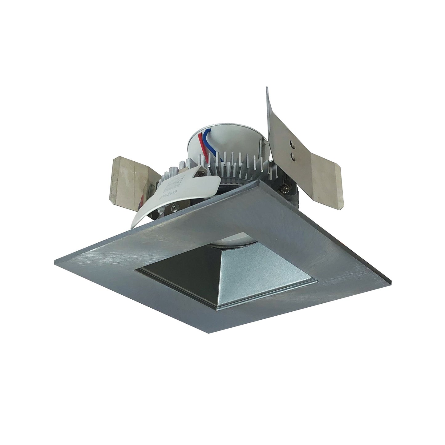 Nora Lighting NLCBC2-556TWNN/10 5" Cobalt Click Square Retrofit Reflector With Square Aperture, 1000lm, 120V, 13.5 Watt, Selectable Color Temp., Natural Metal