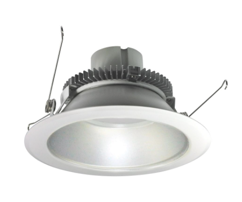 Nora Lighting NLCBC2-65130HZMPW/10LE4EM 6" Cobalt Click LED Retrofit, Round Reflector, Lumens 1000 lm / Wattage 12W, Color Temperature 3000K, Voltage 120-277V, Dimming Triac/ELV/0-10V, Pre-Wired for Emergency, Haze/White