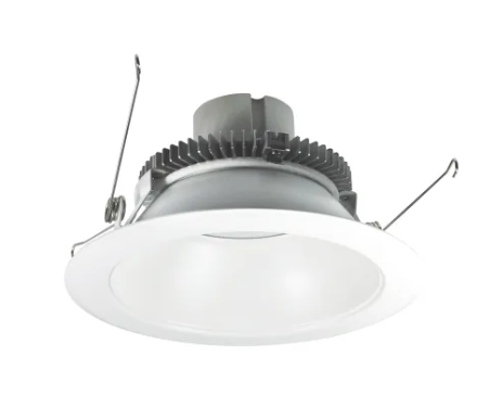 Nora Lighting NLCBC2-65130MPW/10LE4EM 6" Cobalt Click LED Retrofit, Round Reflector, Lumens 1000 lm / Wattage 12W, Color Temperature 3000K, Pre-Wired for Emergency, White/White