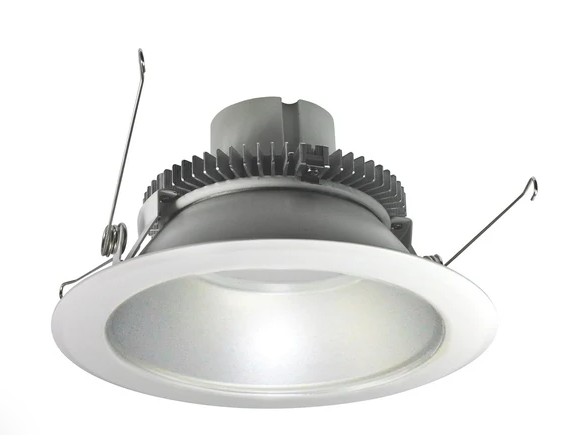 Nora Lighting NLCBC2-65140HZMPW/A 6" Cobalt Click LED Retrofit, Round Reflector, Lumens 750 lm / Wattage 10W, Color Temperature 4000K, Haze Reflector/White Flange