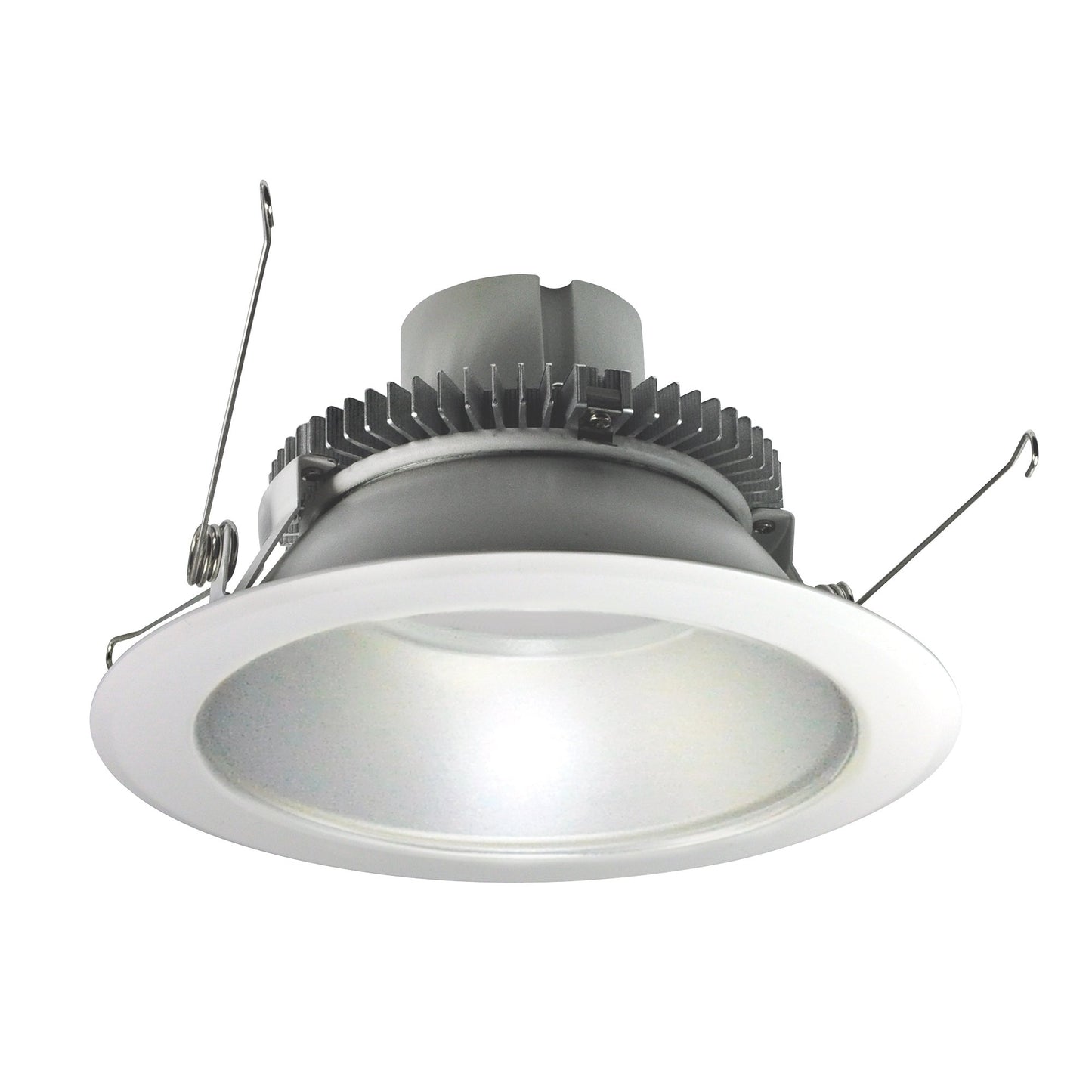 Nora Lighting NLCBC2-651TWHZMPW/10 6" Cobalt Click Round Retrofit Reflector, 1000lm, 120V, 13.5 Watt, Selectable Color Temp., Haze / Matte Powder White