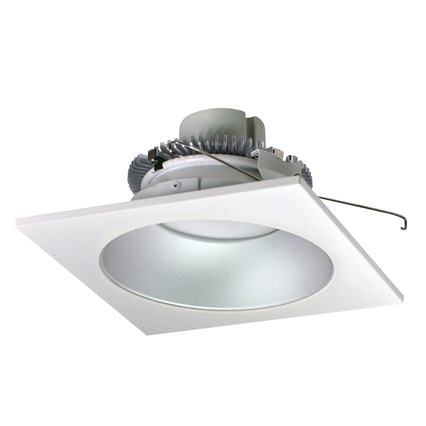 Nora Lighting NLCBC2-653TWHZW/10 6" Cobalt Click Square Retrofit Reflector with Round Aperture, 1000 Lumens, 13W, Selectable CCT, 90 CRI, Haze / White