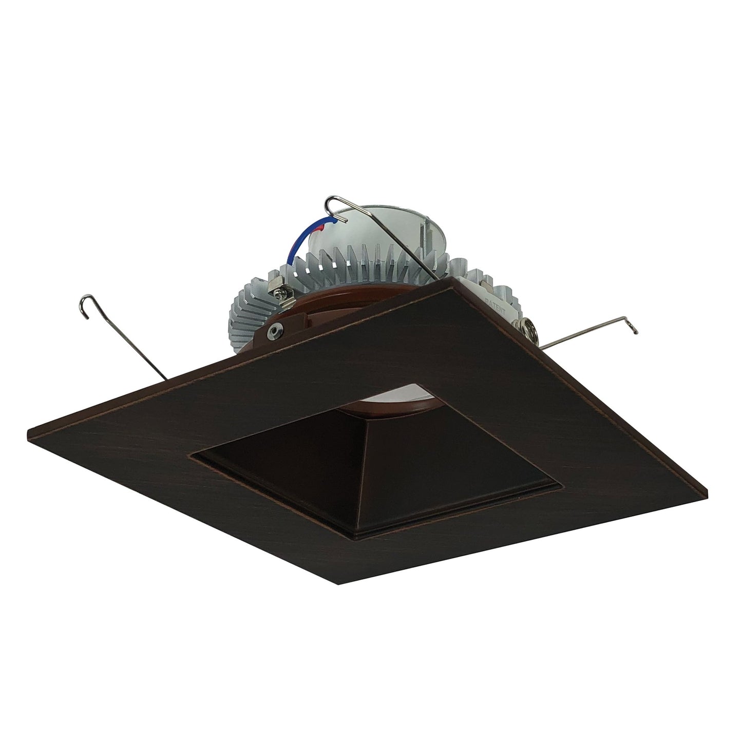 Nora Lighting NLCBC2-656TWBZBZ/10 6" Cobalt Click Square Retrofit Reflector with Square Aperture, 1000 Lumens, 13W, Selectable CCT, 90 CRI, Bronze / Bronze