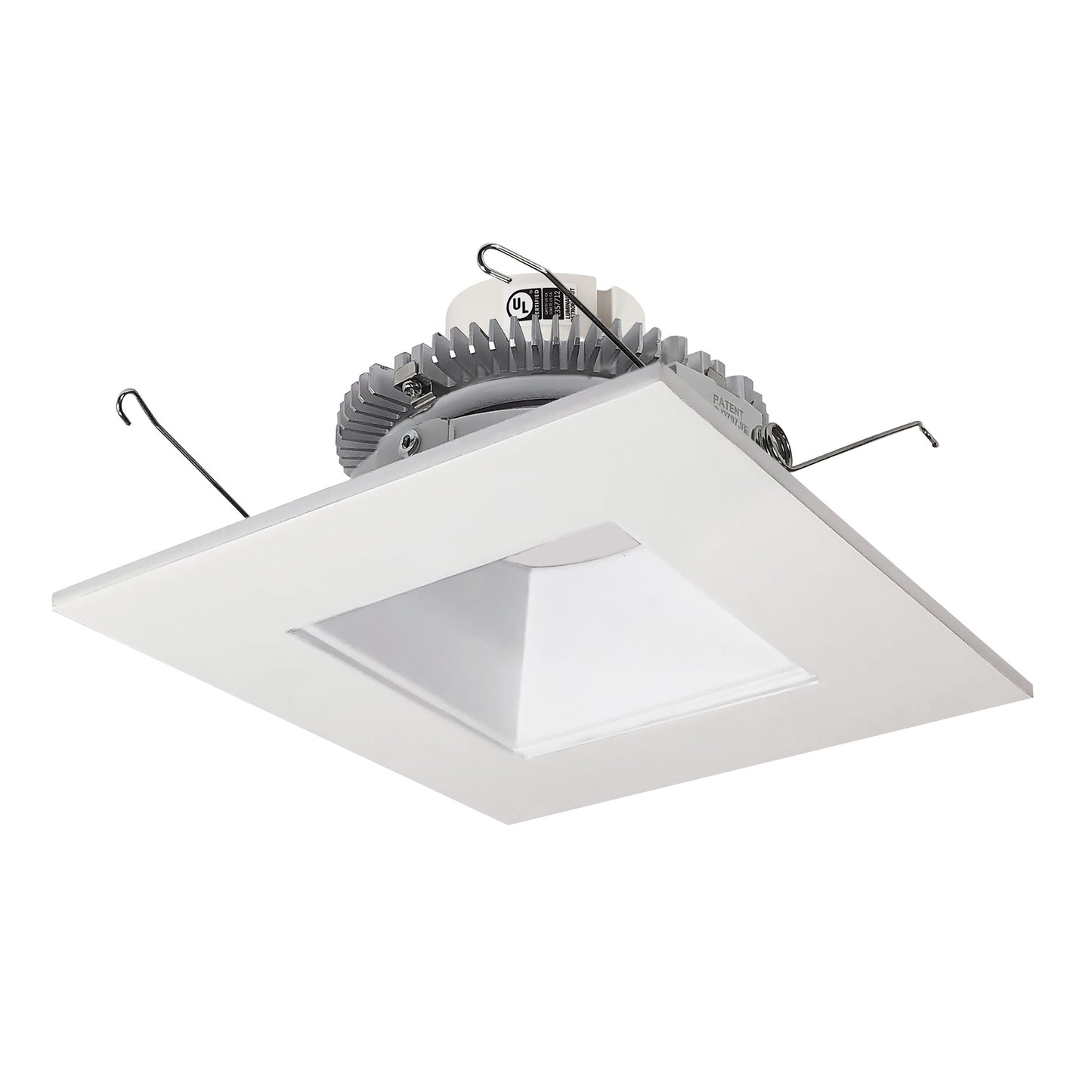 NORA Lighting NLCBC2-656TWWW/10 6" Cobalt Click Square Retrofit Reflector with Square Aperture, 1000lm / 13.5W, Selectable CCT, White