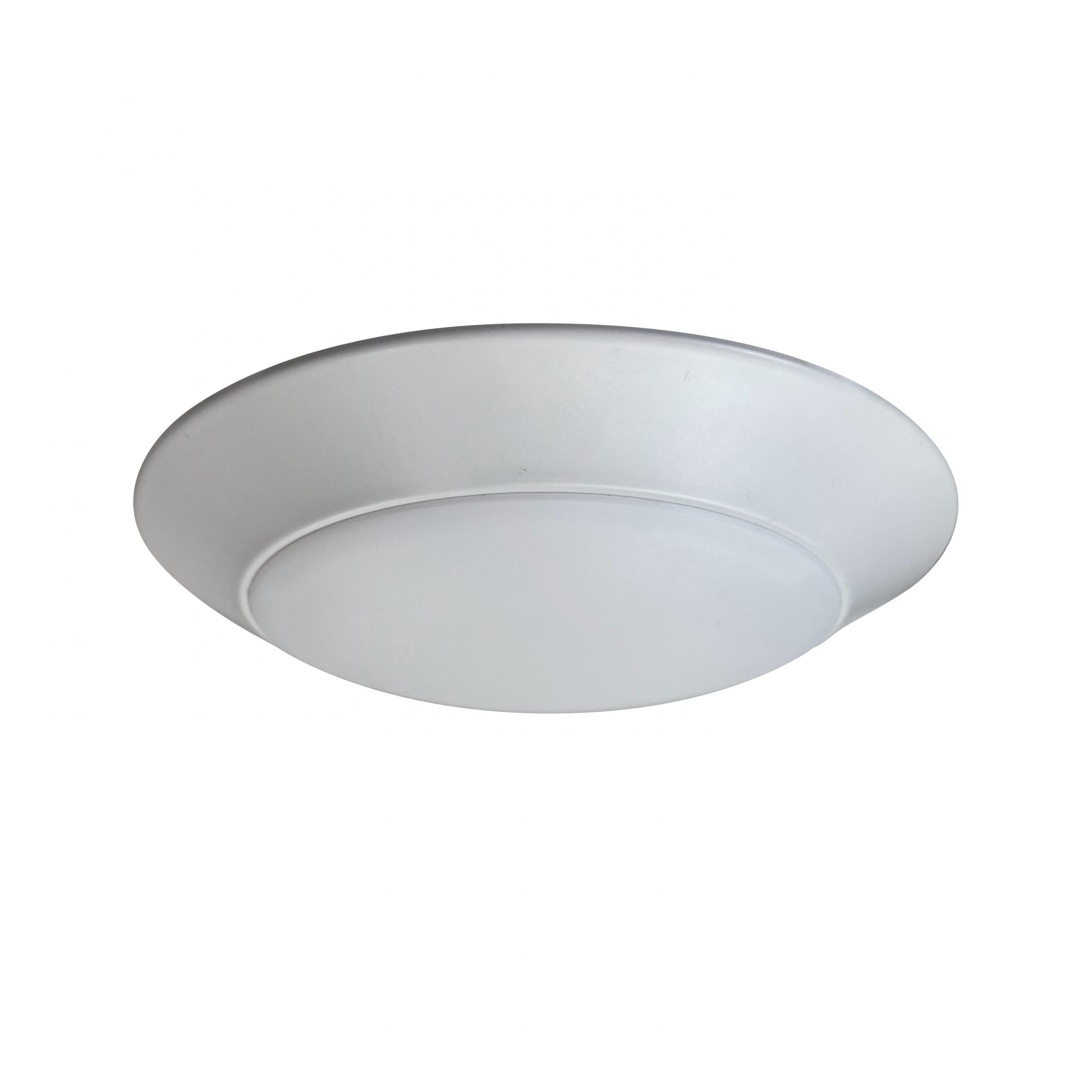 Nora Lighting NLOPAC-R6TWW 6" AC Opal LED Surface Mount with Selectable CCT, 1200lm / 16W, White finish