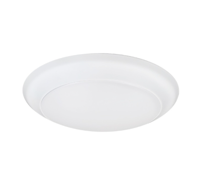 Nora Lighting NLOPAC2-R6509T2430W 6" AC Opal LED Surface Mount - 16.5W - 3000K - 1100lm - White - 120V