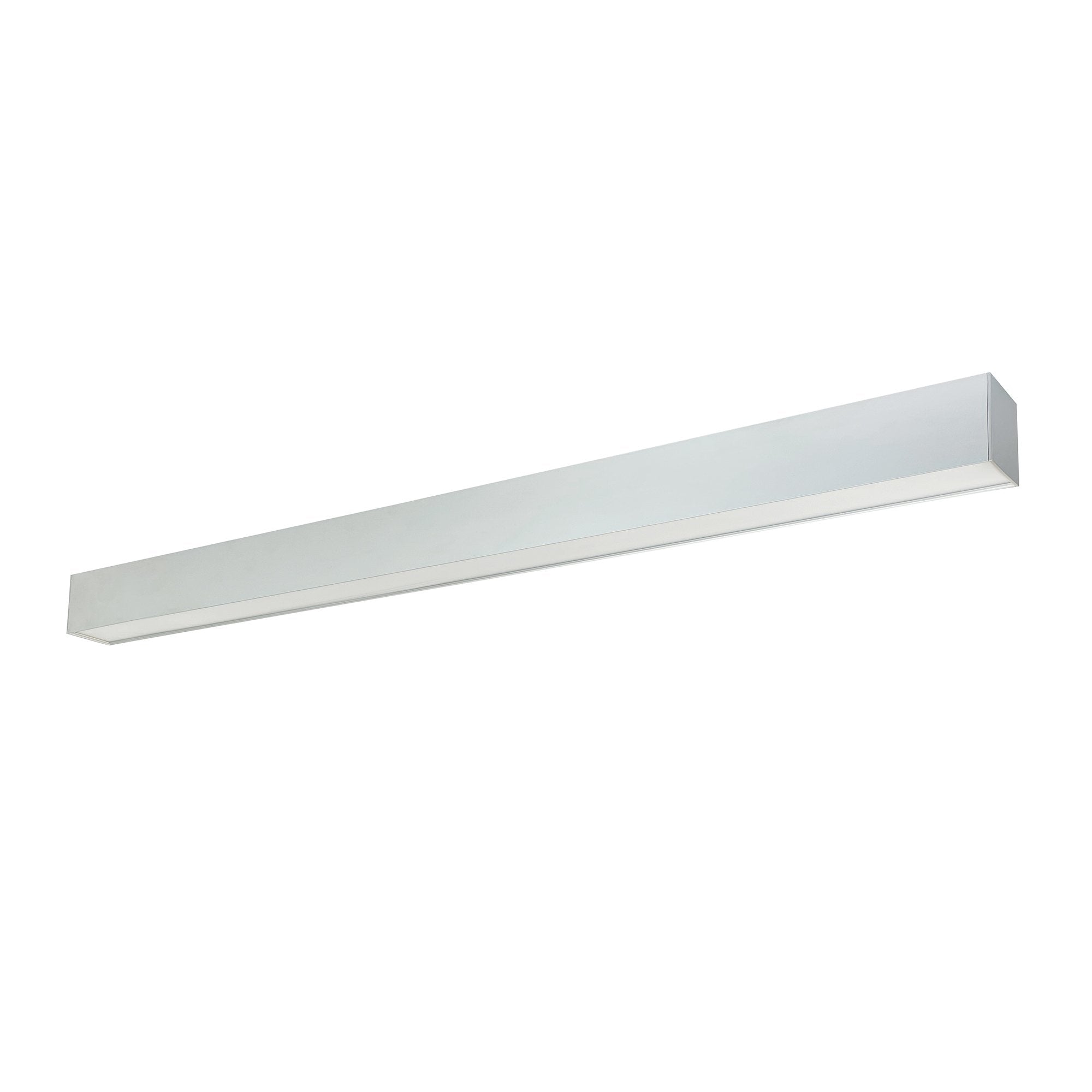 Nora Lighting NLUD-8334A/EMOS 100 Watt L-Line LED Indirect/Direct - Selectable Color Temp., 12304lm Lumens, With Emergency & Motion Sensor, Aluminum