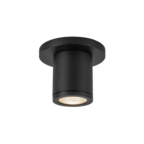 Kuzco Lighting EC262103-BK Nordic 3-in (2-in Dia.) Exterior Ceiling Light - CCT: 3000K - Finish: Black
