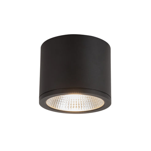 Kuzco Lighting EC265104-BK Nordic 4-in (5-in Dia.) Exterior Ceiling Light - CCT: 3000K - Finish: Black