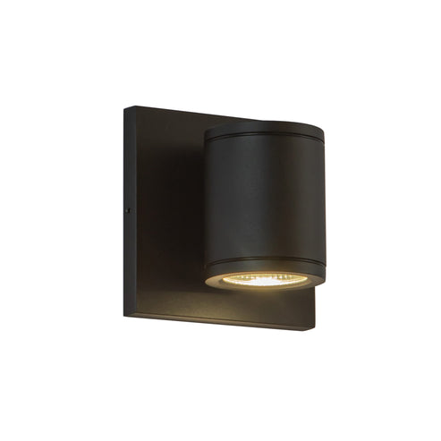 Kuzco Lighting EW262103-BK Nordic 4-in (2-in Dia.) Exterior Wall Light CCT: 3000K - Finish: Black