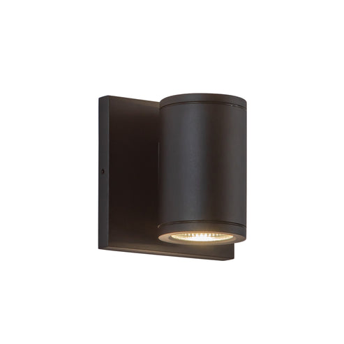Kuzco Lighting EW262204-BK Nordic 4-in (2-in Dia.) Exterior Wall Light CCT: 3000K - Finish: Black