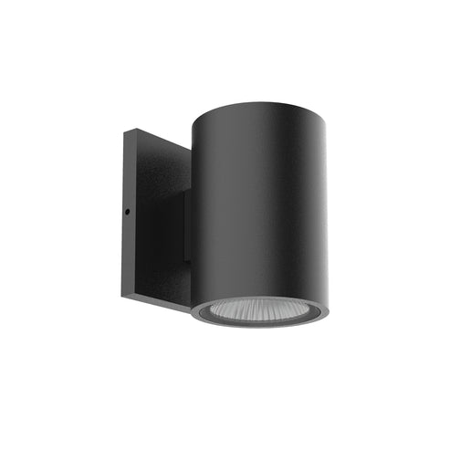 Kuzco Lighting EW3105-BK Nordic 5-in Exterior Wall Sconce Light CCT: 3000K - Finish: Black