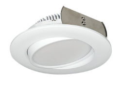 Nora Lighting NOXAC-4RGTWWW 4" AC Onyx Round Adjustable LED Retrofit, Wattage 11W, Selectable CCT, White Finish