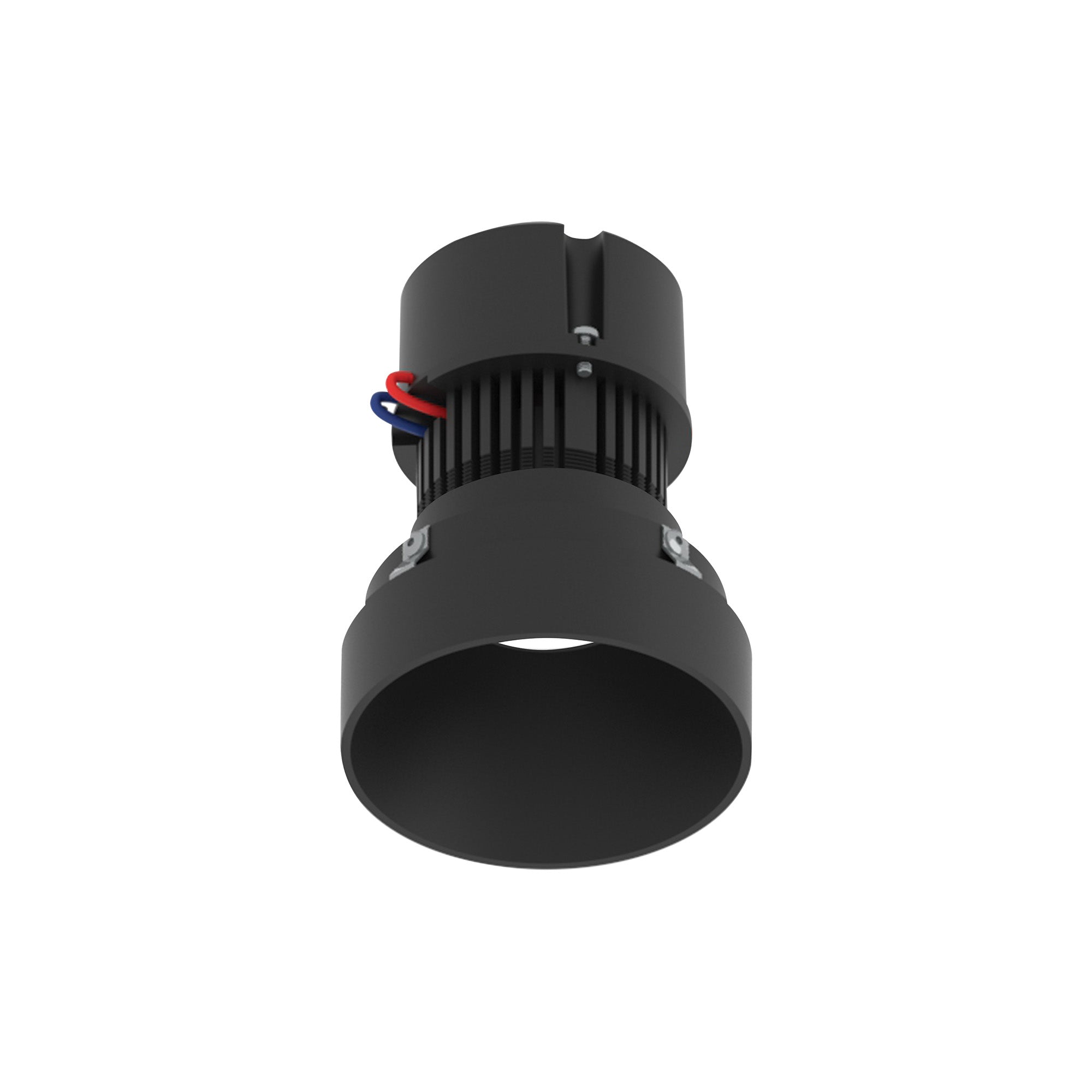 Nora Lighting NPR-4RTLNDCCDXBB 4" Pearl 120V LED Round Trimless Retrofit Downlight - CCT: Comfort Dim (3000K-2000K) - Finish: Black