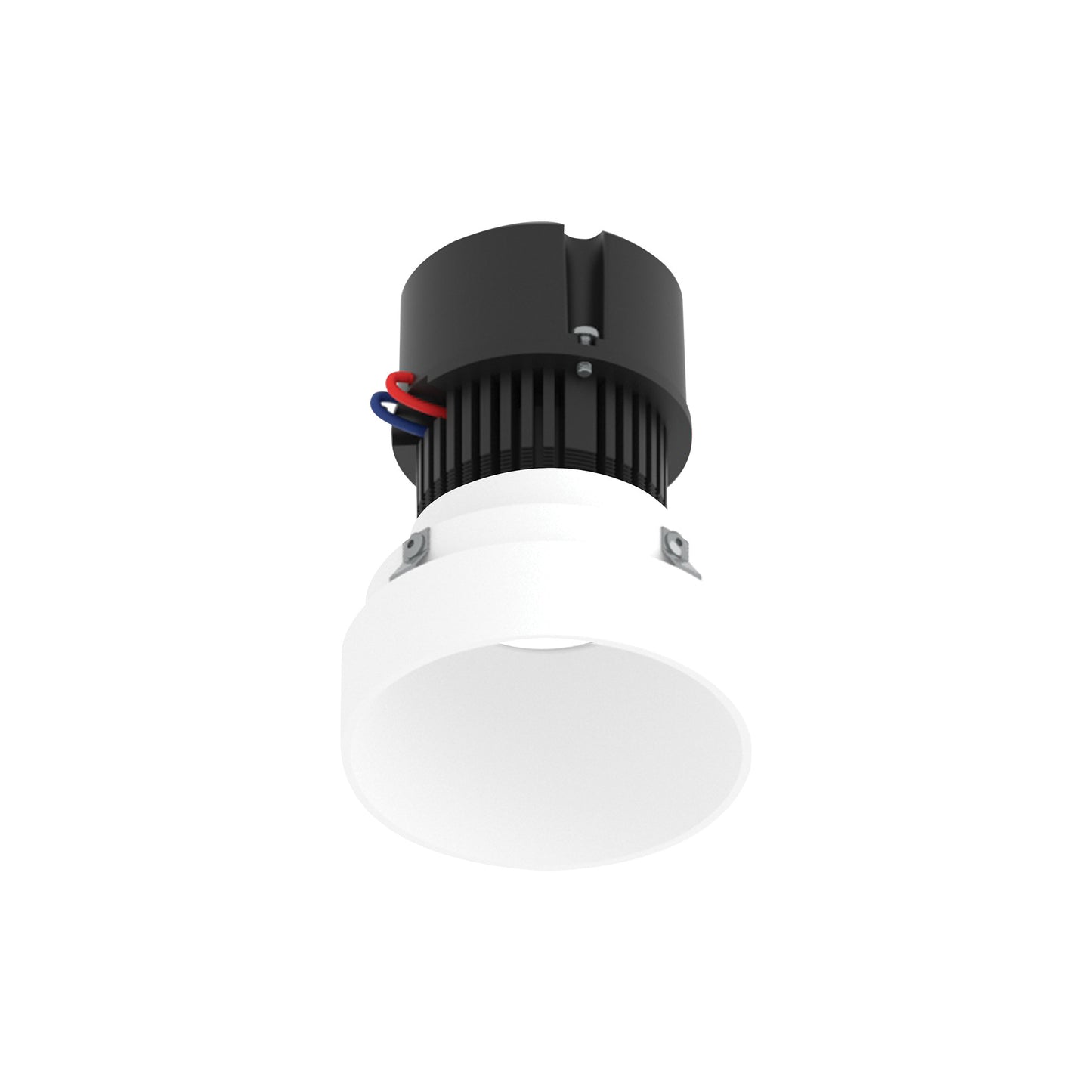 Nora Lighting NPR-4RTLNDC27XMPW 4" Pearl 120V LED Round Trimless Retrofit Downlight - CCT: 2700K - Finish: Matte Powder White