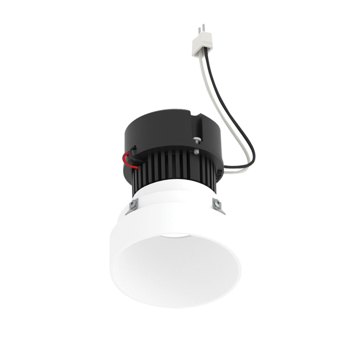 Nora Lighting NPRLV-4RTLNDC27XMPW 4" Pearl 12V LED Round Trimless Retrofit Downlight - CCT: 2700K - Lumens: 1150 - Finish: Matte Powder White