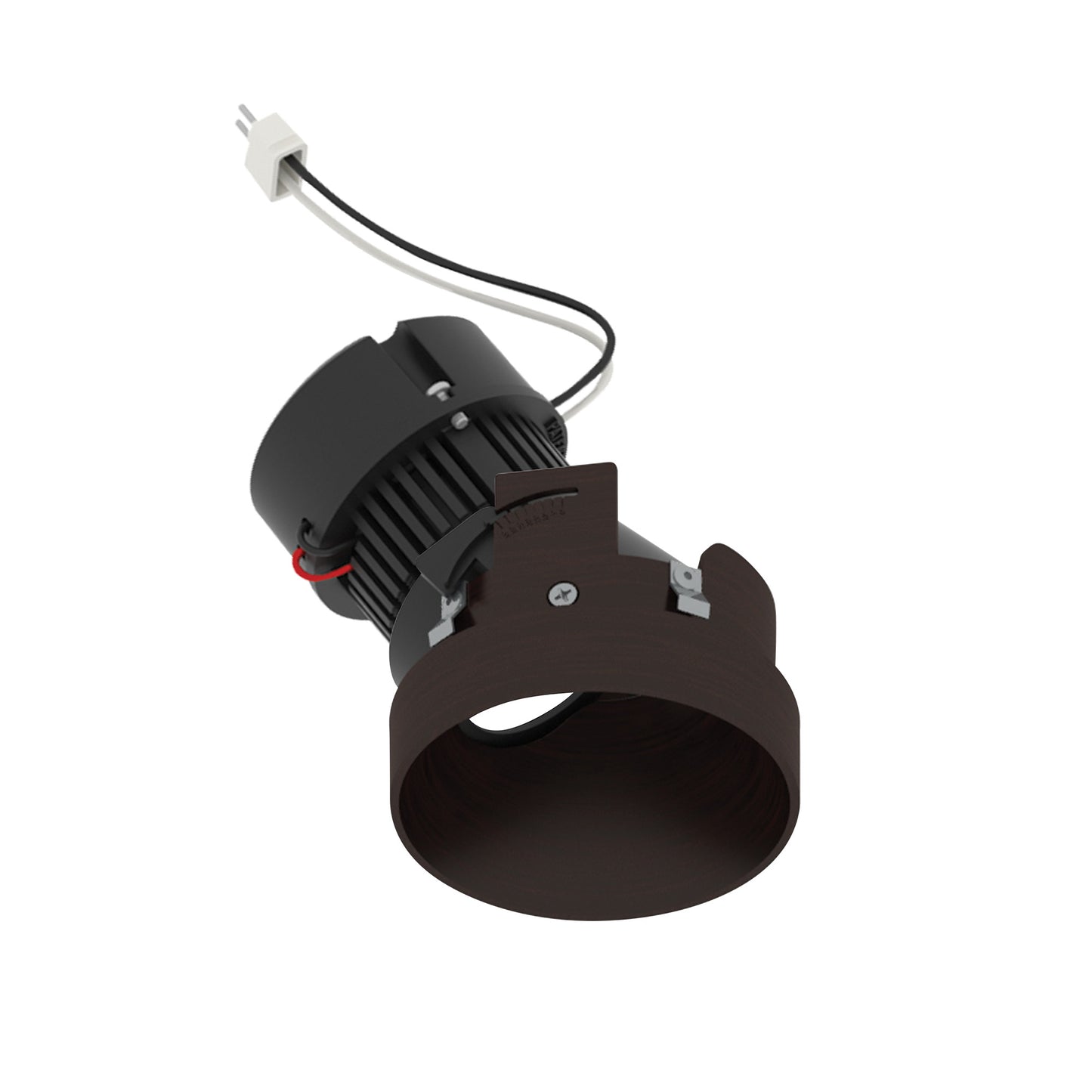 Nora Lighting NPRLV-4RTSLA30XBZ 4" Pearl 12V LED Round Trimless Adjustable Slot Retrofit - CCT: 3000K - Lumens: 1050 - Finish: Bronze