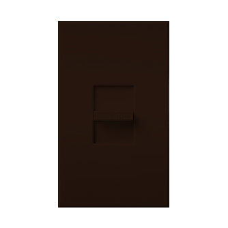 Lutron NT-1000-BR Nova T Slide-to-Off Dimmer, Single Pole, 1000W Incandescent/Halogen, Brown Finish