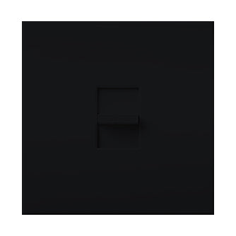 Lutron NT-1500-BL Nova T Slide-to-Off Large Control Dimmer, Single Pole, 1500W Incandescent/Halogen, Black Finish