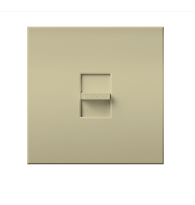 Lutron NT-1500-IV Nova T Single-pole Slide-to-off Dimmer - 1500W Max - lvory Finish
