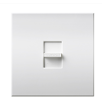Lutron NT-2000-WH Nova T Single-pole Slide-to-off Dimmer - 2000W Max - White Finish