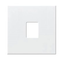 Lutron NT-L-NFB-BC Nova T, 1-Gang Wallplate, For Nova T Large Control, No Fins Broken in Bright Chrome, Matte Finish
