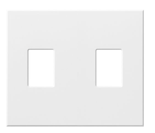 Lutron NT-S-NFB-SC Nova T Wall Plate Kit, 1-Gang, Fits 1 Small NovaT/Nova Control, No Fins Broken, Metal Finish, Satin Chrome