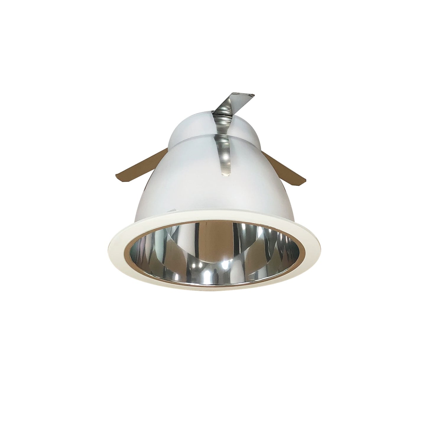 Nora Lighting NTA-97 6" Specular Clear Cone Reflector with White Plastic Ring