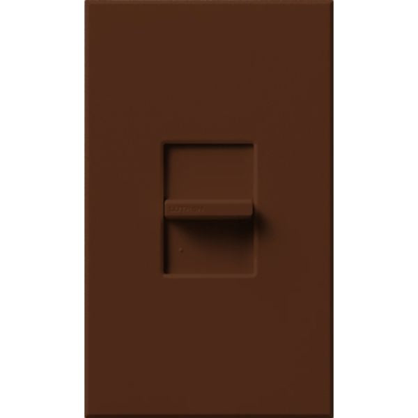Lutron NTCL-250-SI Nova T Slide-to-Off LED+ Dimmer, Single Pole, 250W LED/CFL, 1000W Incandescent/Halogen, 400W Hi-lume, Sienna Finish