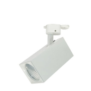 NORA Lighting NTE-85433S935W Jason LED Track Head, Square, Lumens 2800lm, Wattage 38W, Color Temperature 3500K, 90+ CRI, Spot, White Finish