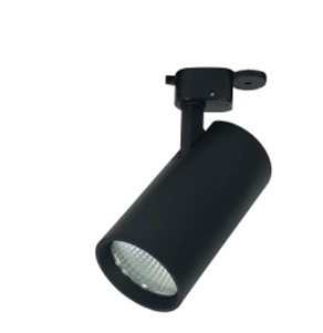 NORA Lighting NTE-85518F940B Jason Round LED Track Head, Voltage 120V, Wattage 18W, 1400 Lumens, Flood, Color Temperature 4000K, Black Finish