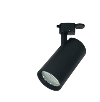 NORA Lighting NTE-85518M940B Jason Round LED Track Head, Voltage 120V, Wattage 18W, 1400 Lumens, Narrow Flood, Color Temperature 4000K, Black