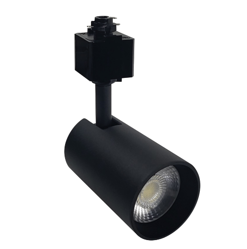 Nora Lighting NTE-864L930NB/L Max Mini L-Style LED Track Head Ceiling Light, Narrow Flood Optic, Lumens 1000lm, Color Temperature 3000K, Black Finish