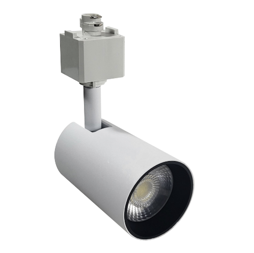 Nora Lighting NTE-864L940NW Max Mini LED Track Head Ceiling Light, Narrow Flood Optic, Lumens 1000lm, Color Temperature 4000K, White Finish